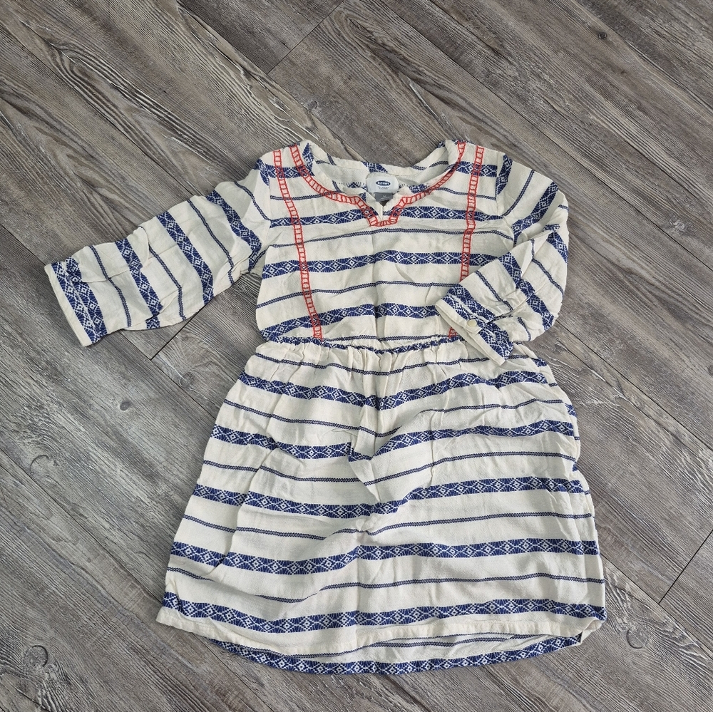 Old NAVY Striped Blue and White Dress